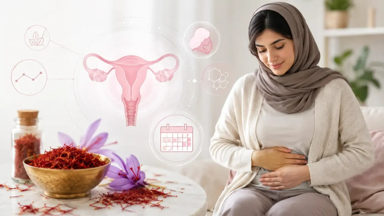 با خوردن زعفران پریود می‌شویم