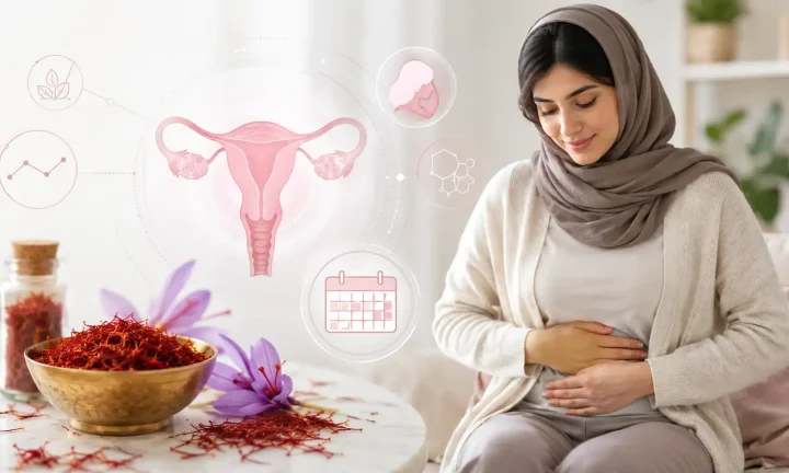 با خوردن زعفران پریود می‌شویم