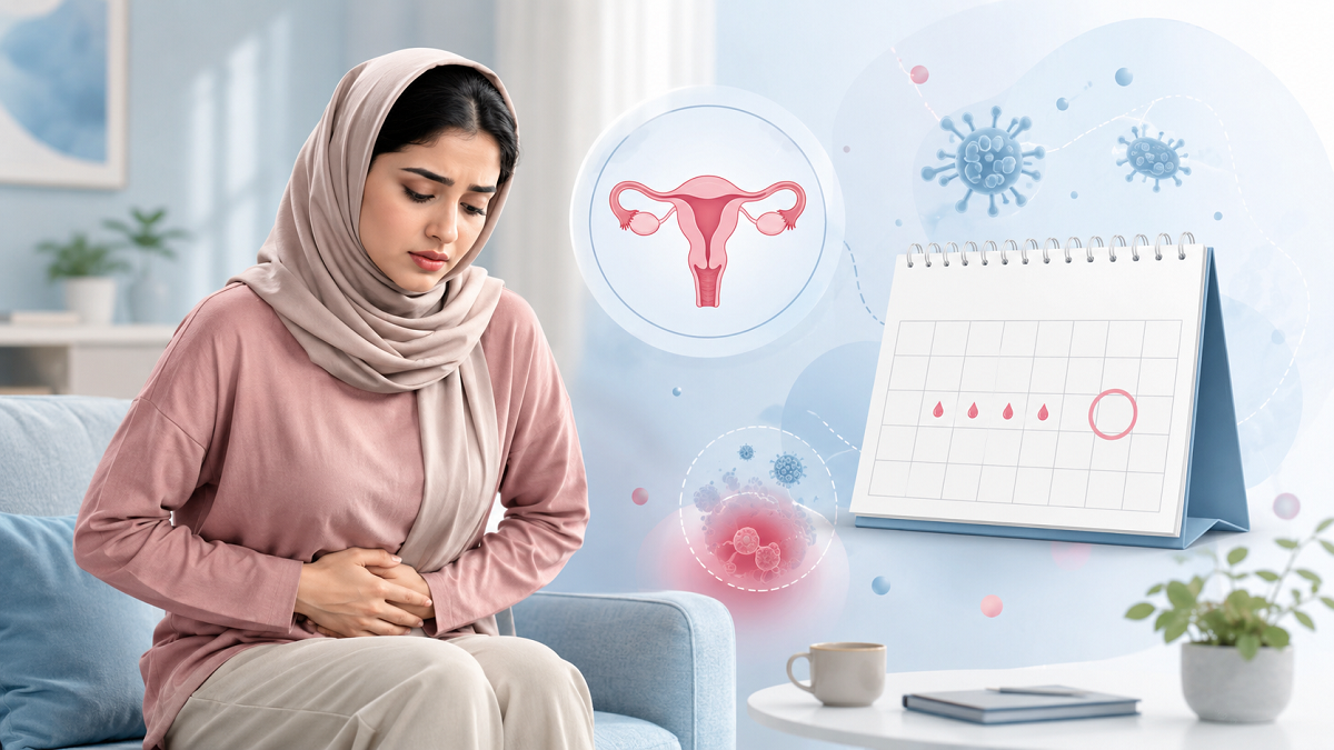 آیا عفونت باعث پریود نشدن می‌شود