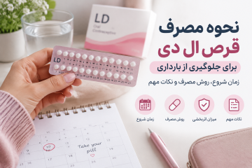 قرص ال دی برای جلوگیری از بارداری